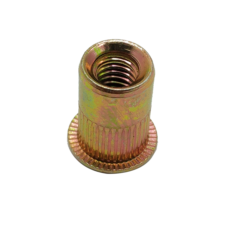 Chuanghe - Carbon Steel Zinc Plated Threaded Flat Head Knurling Inch Pull Rivet Nut rivet nut 5