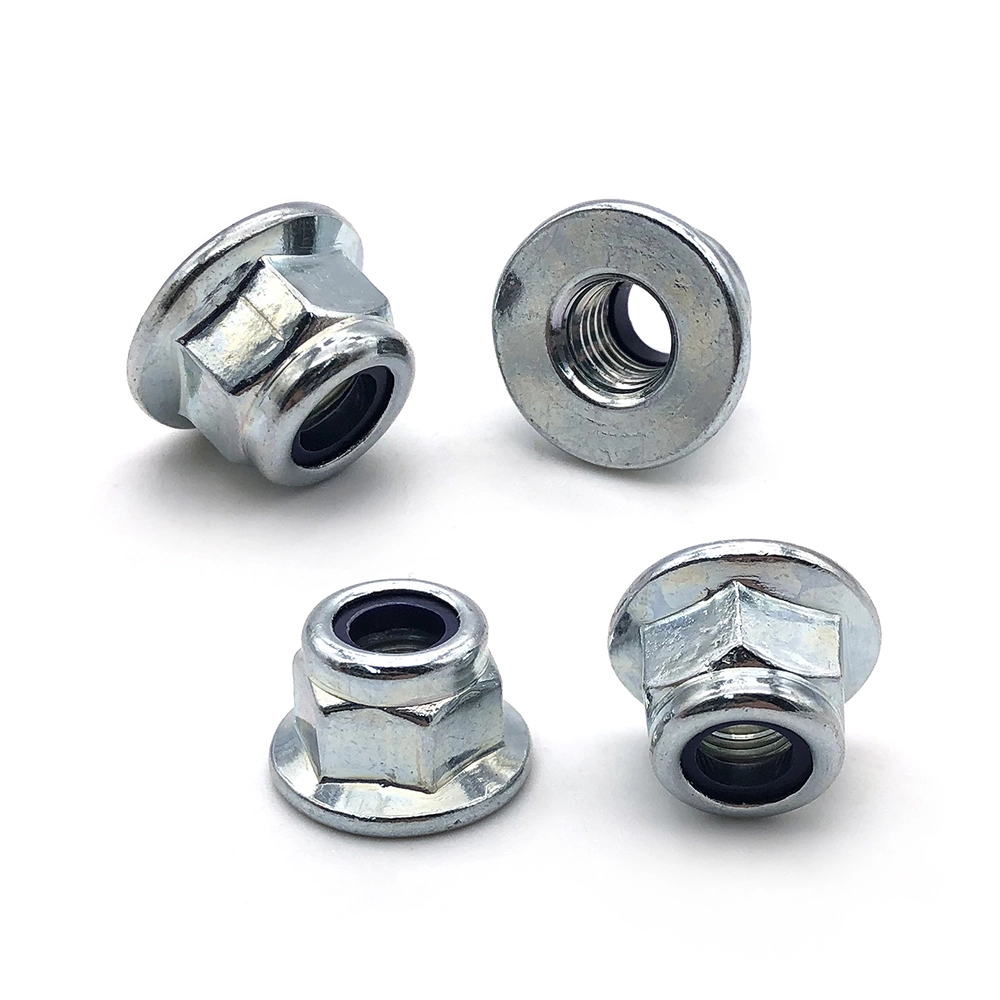 Chuanghe - Nylon Lock Nuts Din985 Din982 Stainless Steel Hardware Hex Flange Head Nylon Insert Lock Nut flange nut 1