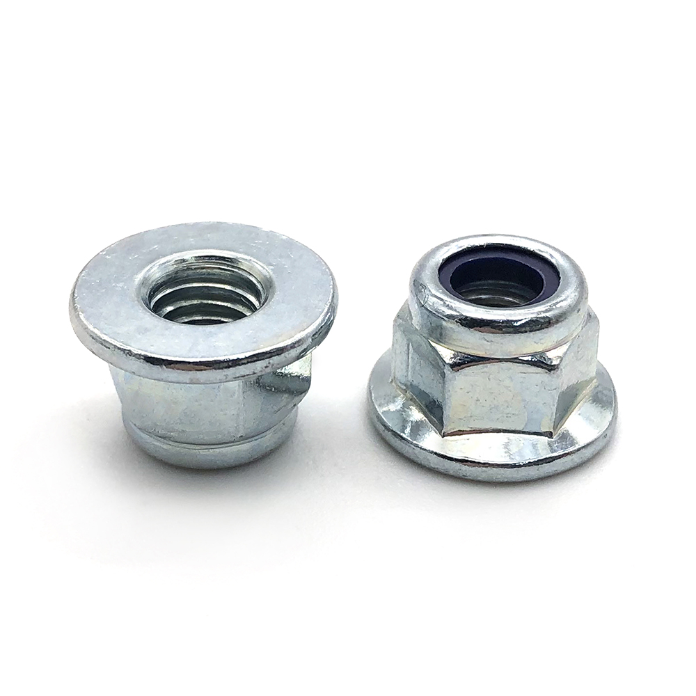 Chuanghe - Nylon Lock Nuts Din985 Din982 Stainless Steel Hardware Hex Flange Head Nylon Insert Lock Nut flange nut 6