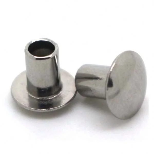 Chuanghe - China manufacturer steel round head zinc plated metal semi hollow rivet 30mm tubular rivet/hollow rivet 1
