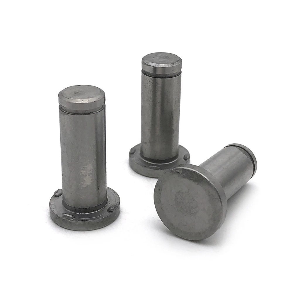 Chuanghe - Custom Lathe Precision 304 316 Stainless Steel weld dowel pin Flat Head Grooved Clevis Pins dowel pin 1