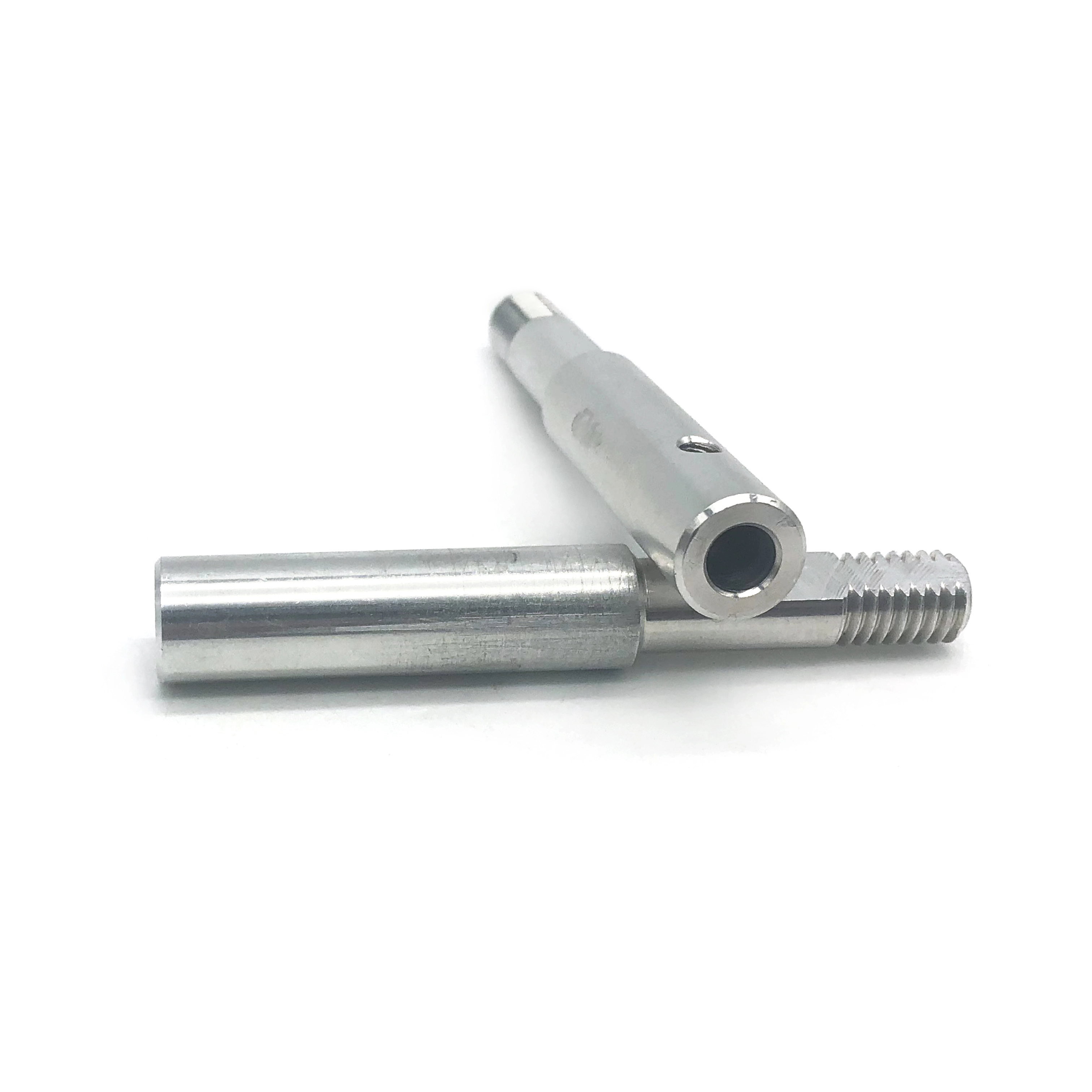 Chuanghe - factory custom alloy steel aluminum stainless steel spline shafts knurled thread dowel pin shaft 1
