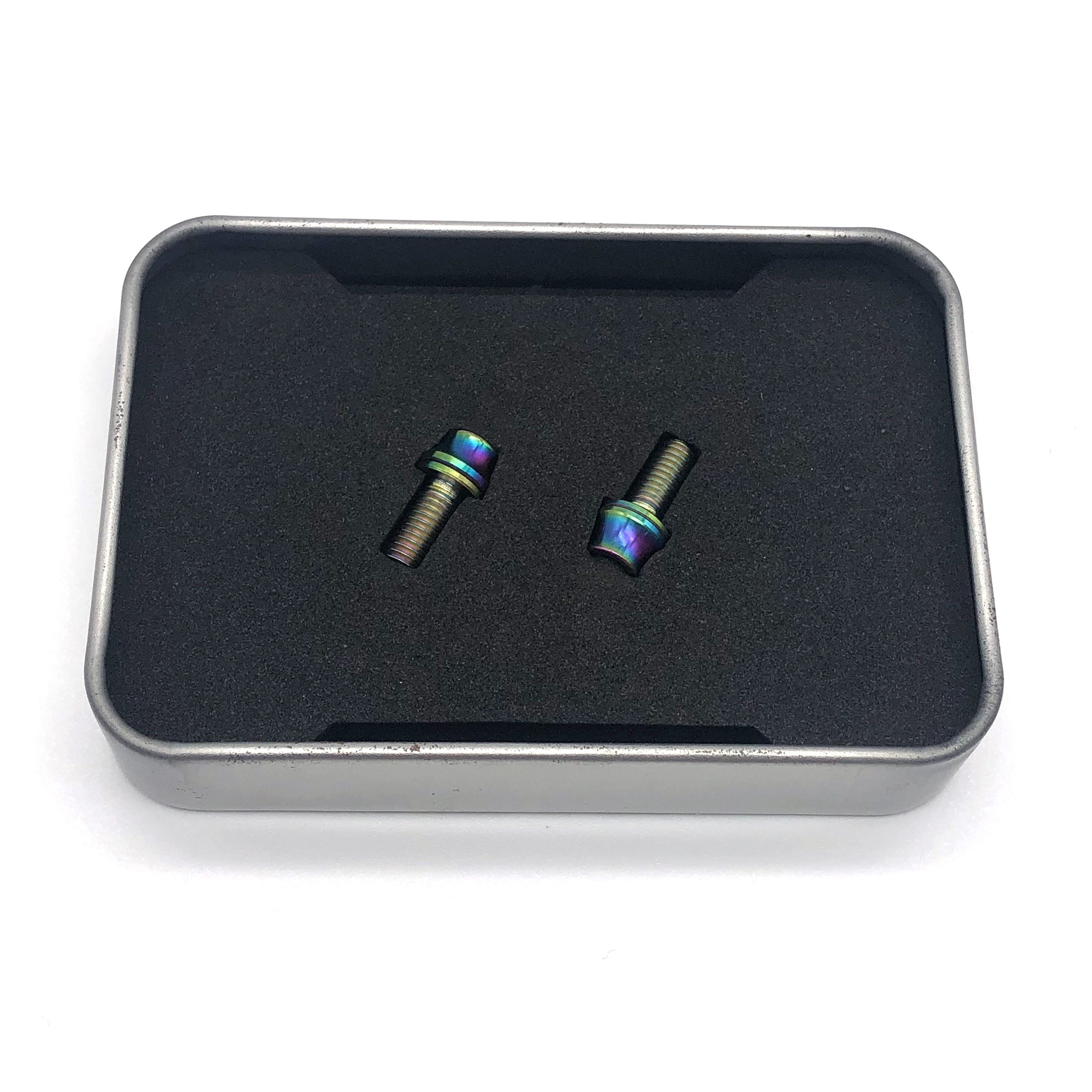 Chuanghe - China wholesale gr5 bottom hex socket Cap head titanium bolt screw 3mm locking screws colour m2 m4 m5 m3 DIN912 titanium screw Titanium screw 7