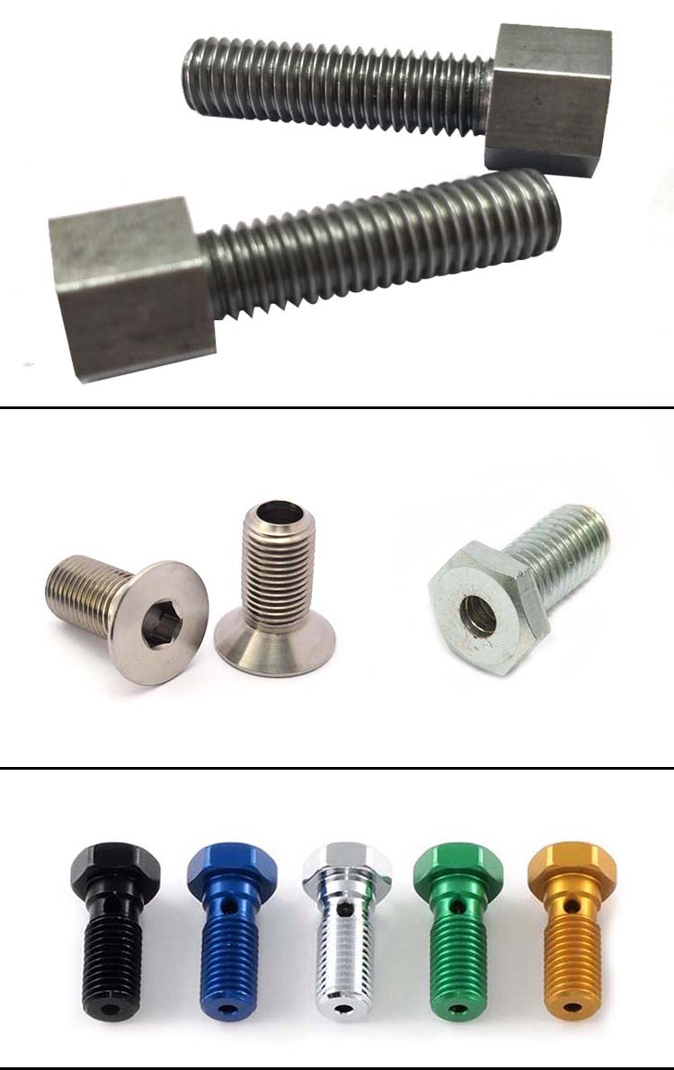 Chuanghe - Professional fasteners manufacturer banjo bolt hollow banjo screw M16 automotive fasteners hollow bolt 9