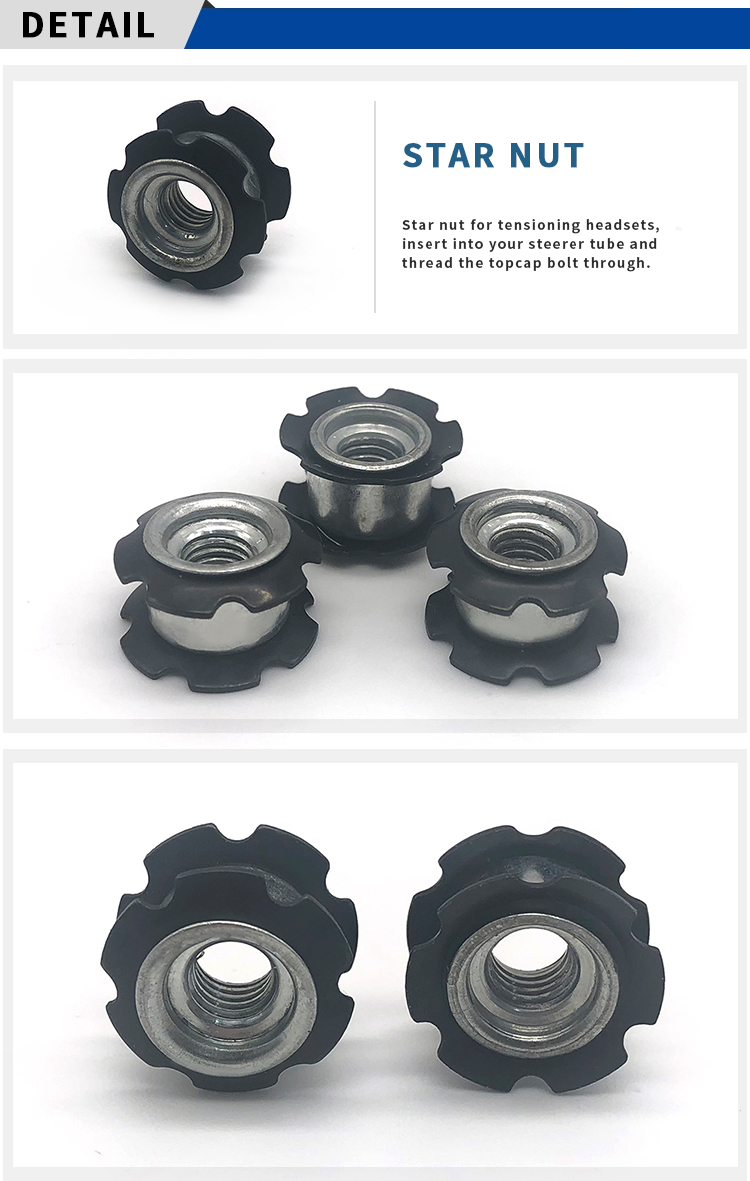 Chuanghe - Wholesale M6 Spring Threaded Tube Connectors Star Insert Nuts special nut 9