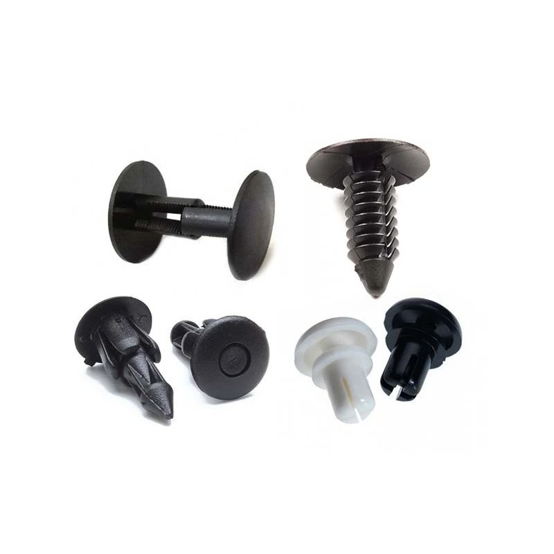 Chuanghe - Flat Plastic Snap Nylon Barbed Rivets Black Plastic Nylon Barbed Rivets Ratchet Black Nylon Push Rivets plastic rivet 1