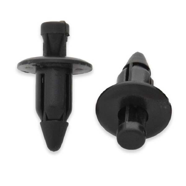 Chuanghe - Flat Plastic Snap Nylon Barbed Rivets Black Plastic Nylon Barbed Rivets Ratchet Black Nylon Push Rivets plastic rivet 14