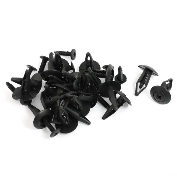 Chuanghe - Flat Plastic Snap Nylon Barbed Rivets Black Plastic Nylon Barbed Rivets Ratchet Black Nylon Push Rivets plastic rivet 12