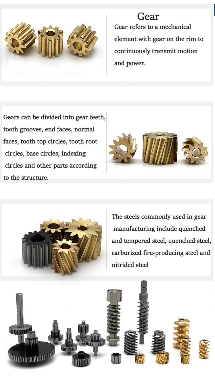 Precision Custom Machining Cnc Turning Parts Stainless Steel Copper Brass  Bevel Gear Pinion Spur Gear 4