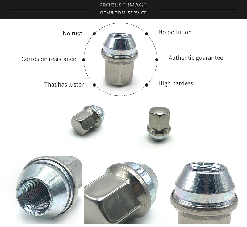 China wholesale oem anti theft m12x1.5 m14x1.25 GR5 titanium wheel lock Hex Wheel Lug bolts nuts for Car