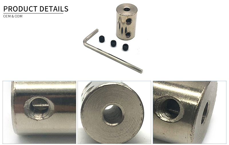 Chuanghe - CNC machining 45# steel Drive shaft Connector motor shaft Rigids couplings Auto cnc part 9
