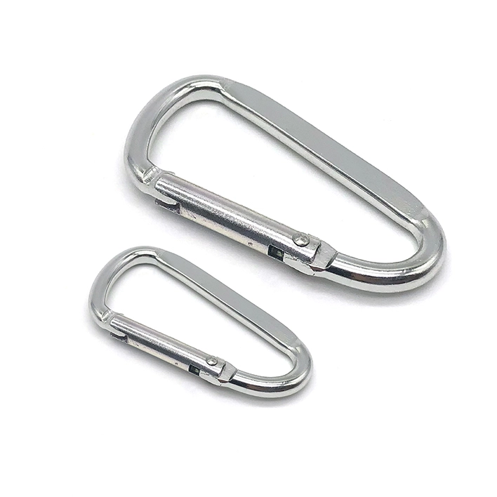 Chuanghe - High Quality Aluminum D Shape Key Ring Custom Logo Snap Hook Carabiner Carabiner 1