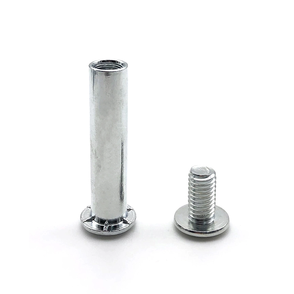 Chuanghe - High Quality M3 M4 Stainless Steel Male Female Leather Torx Flat 8mm chicago screw Book Binding Screw Chicago screw 1