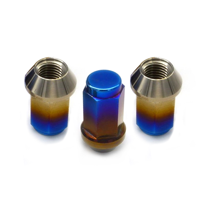 Chuanghe - China custom High strength Gr5 titanium auto wheel nut 17 acorn chrome plated steel M14X1.5 M12 conical seat car wheel lug nuts Auto nut 9