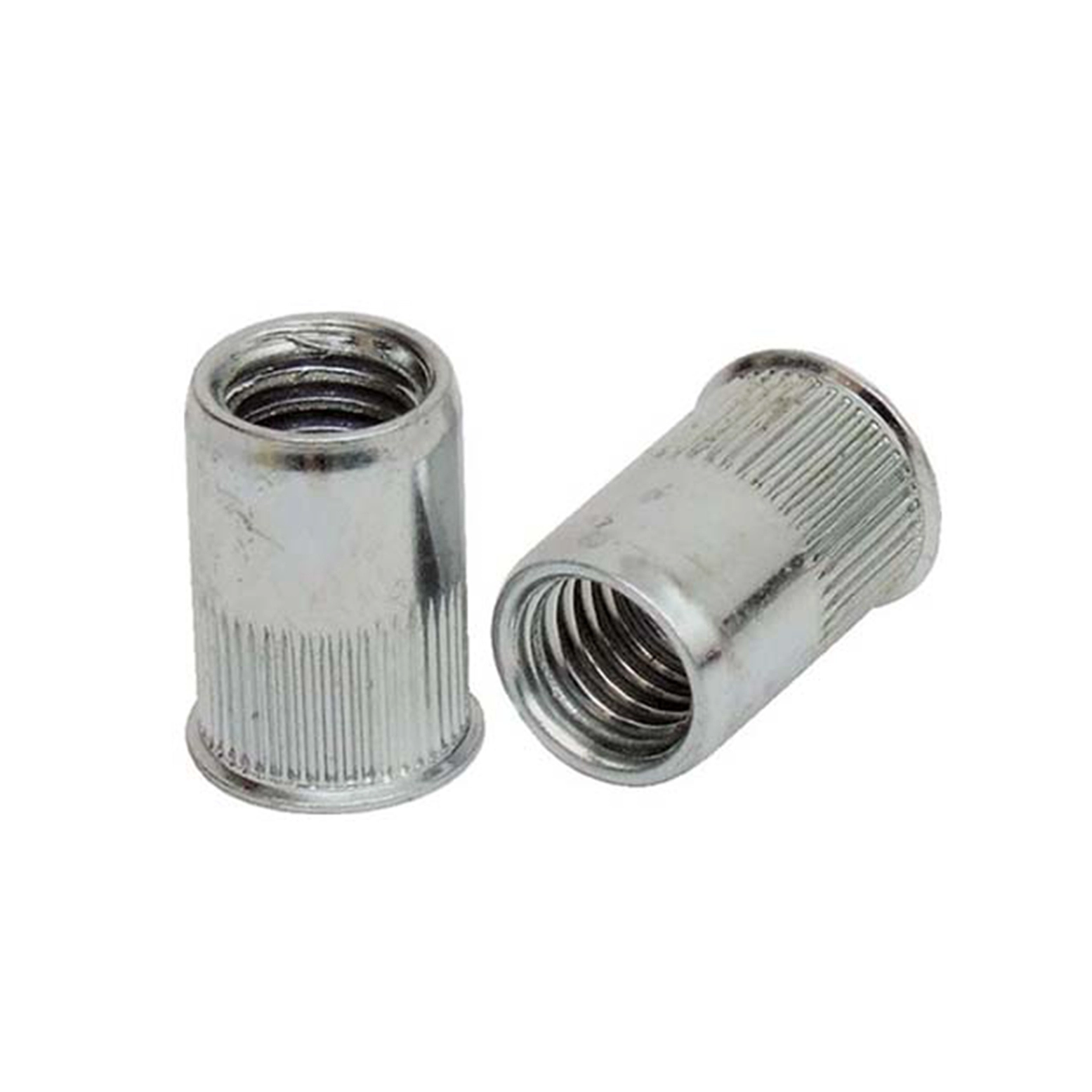 Chuanghe - SUS304 SUS316 Stainless Steel Knurled Flat Head Rivet Nut rivet nut 1
