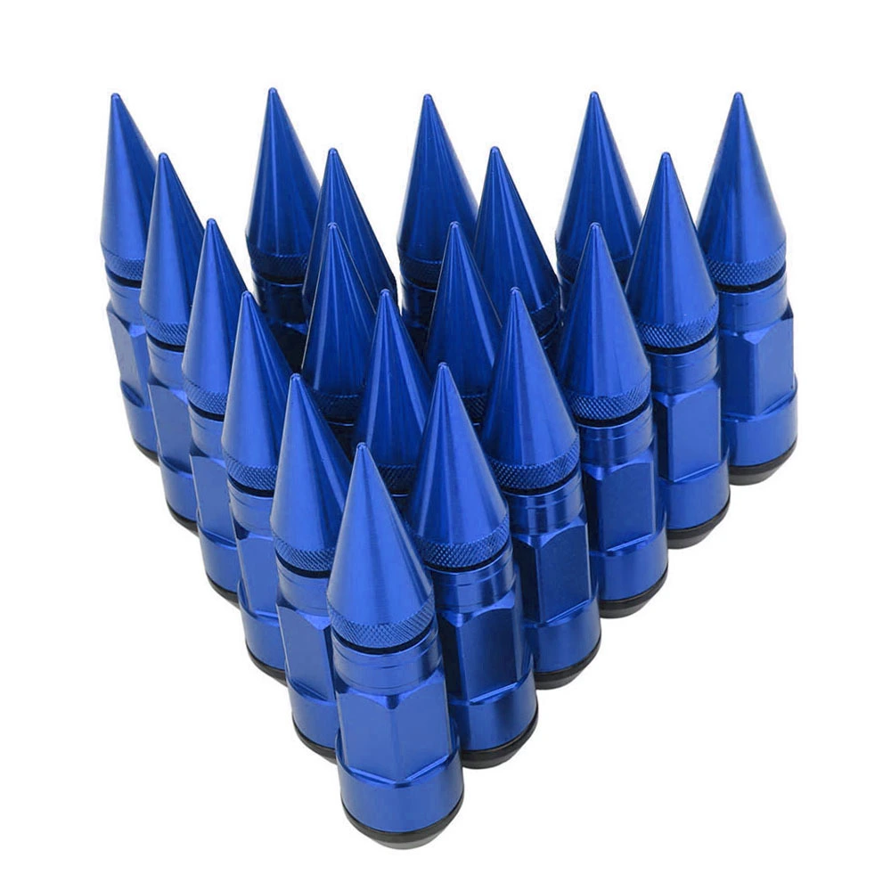 Chuanghe - China wholesale oem logo titanium gr5 Extended Tuner color Wheel Nut Spiked m12x1.5 m14x1.25 car anti theft lock wheel lug nuts Auto nut 1