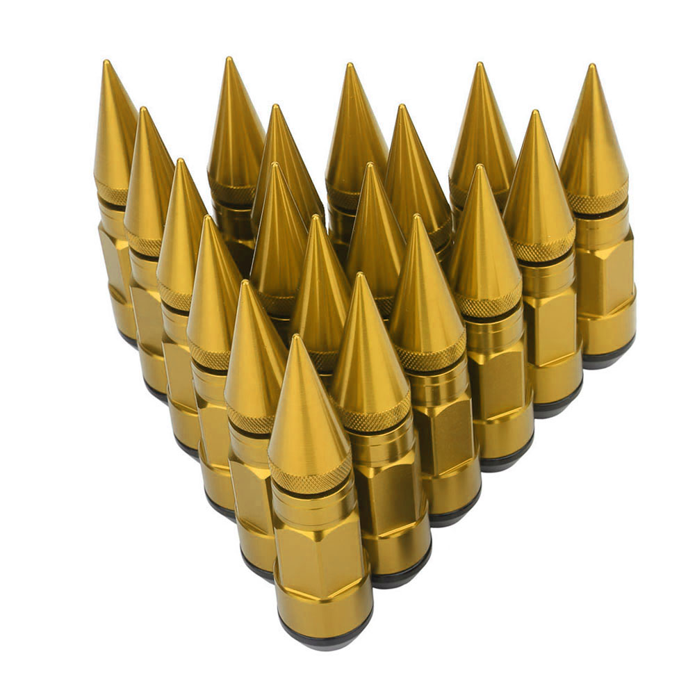 Chuanghe - China wholesale oem logo titanium gr5 Extended Tuner color Wheel Nut Spiked m12x1.5 m14x1.25 car anti theft lock wheel lug nuts Auto nut 4