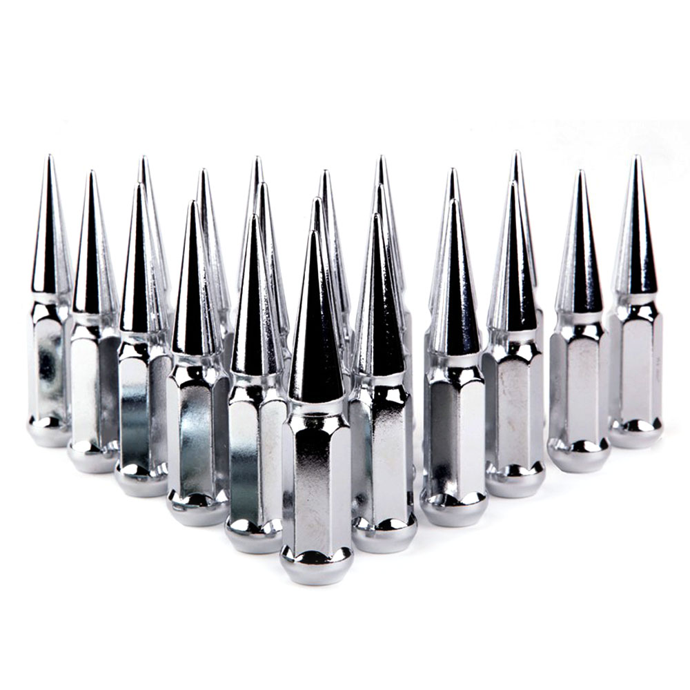 Chuanghe - China wholesale oem logo titanium gr5 Extended Tuner color Wheel Nut Spiked m12x1.5 m14x1.25 car anti theft lock wheel lug nuts Auto nut 3