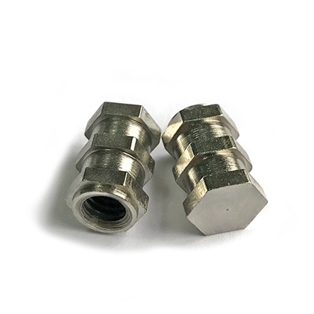 Chuanghe - China manufacture Brass stainless steel hex Insert Nuts copper threaded bushings hexagon female thread bushings thread insert 1