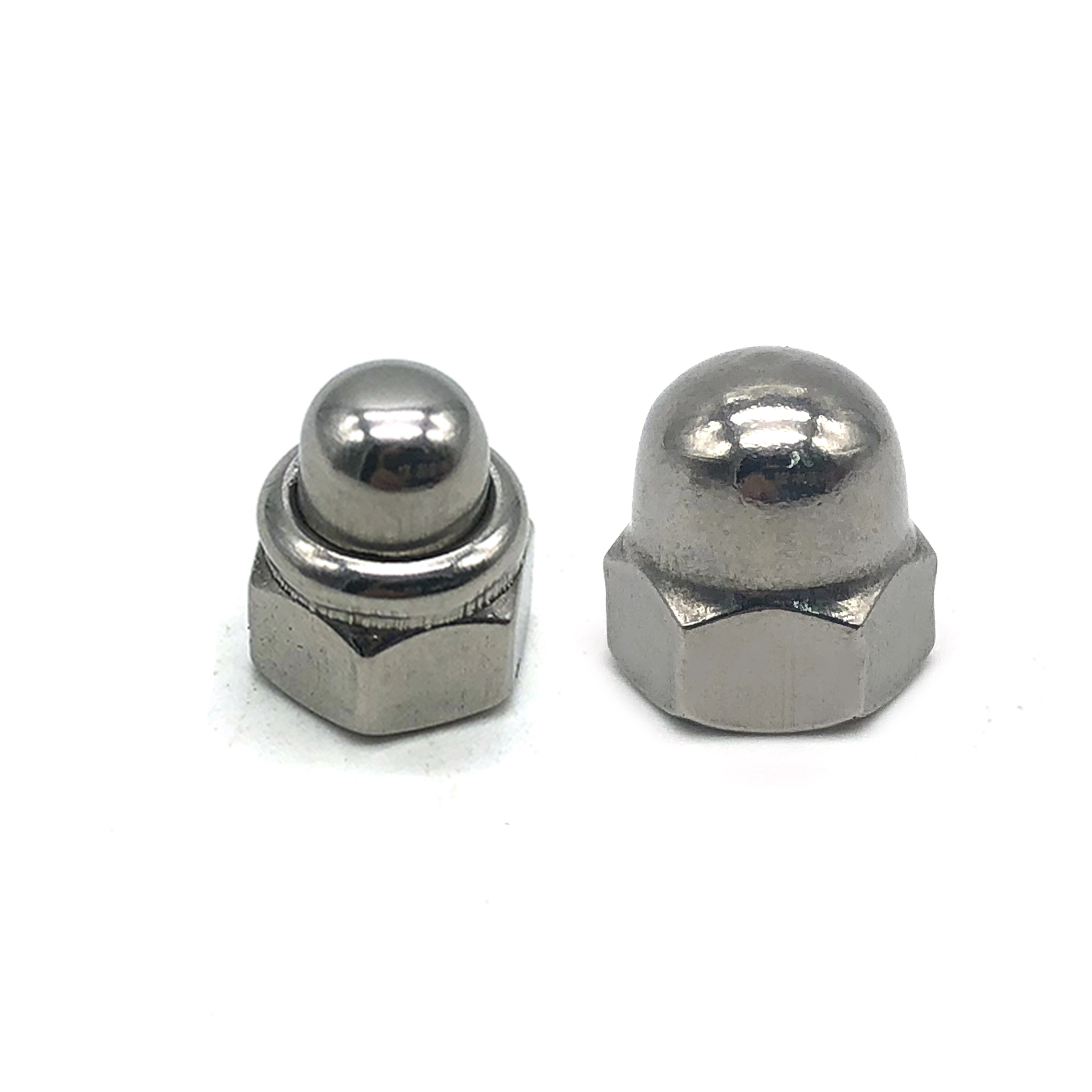 Chuanghe - Factory supply zinc plated carbon steel din 986 hexagon dome cap nut m7 flange domed cap nut cap nut 1