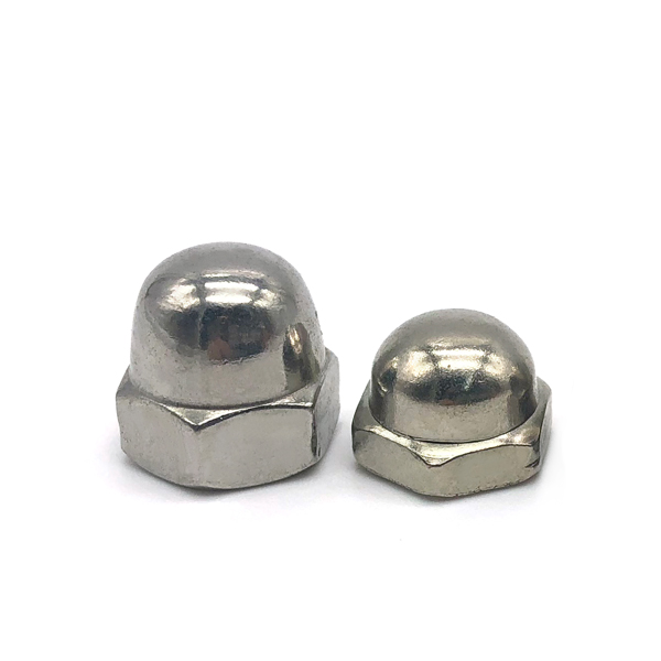 Chuanghe - Factory supply zinc plated carbon steel din 986 hexagon dome cap nut m7 flange domed cap nut cap nut 6