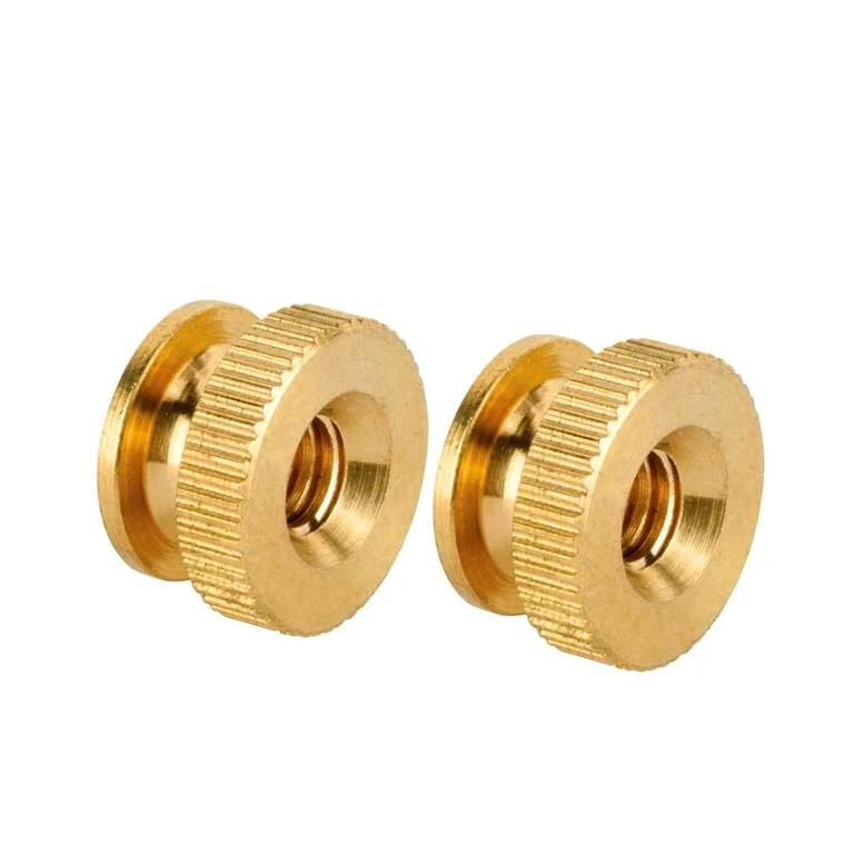 Chuanghe - customized high quality m3 brass parts knurled insert nut with threaded screw thumb nut 1