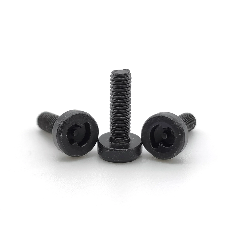 Chuanghe - Metal CNC Machining Black Special-shaped Non-standard cup Anti theft screw security Machine screw Anti-theft screw 1