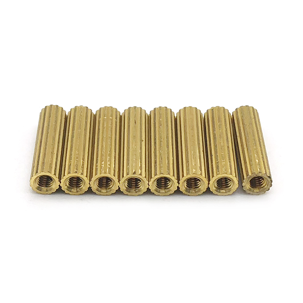 Chuanghe - customized high quality m3 brass parts knurled insert nut with threaded screw thumb nut 6