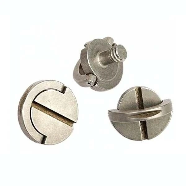 Chuanghe - China wholesale precision Stainless Steel Slotted Captive Camera Mount Screws 3/8-16 1/4 digital camera screw Camera screw 1