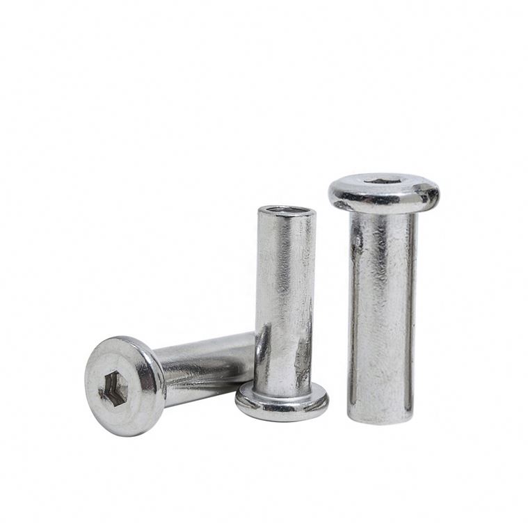 Chuanghe - China Factory Manufacturer M4 M5 M6 M8 Steel Hex Socket Flat Head Connector Sleeve Nut Sleeve nut 6
