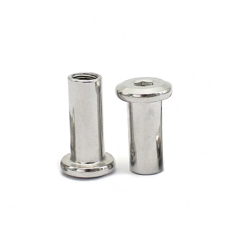 Chuanghe - China Factory Manufacturer M4 M5 M6 M8 Steel Hex Socket Flat Head Connector Sleeve Nut Sleeve nut 1