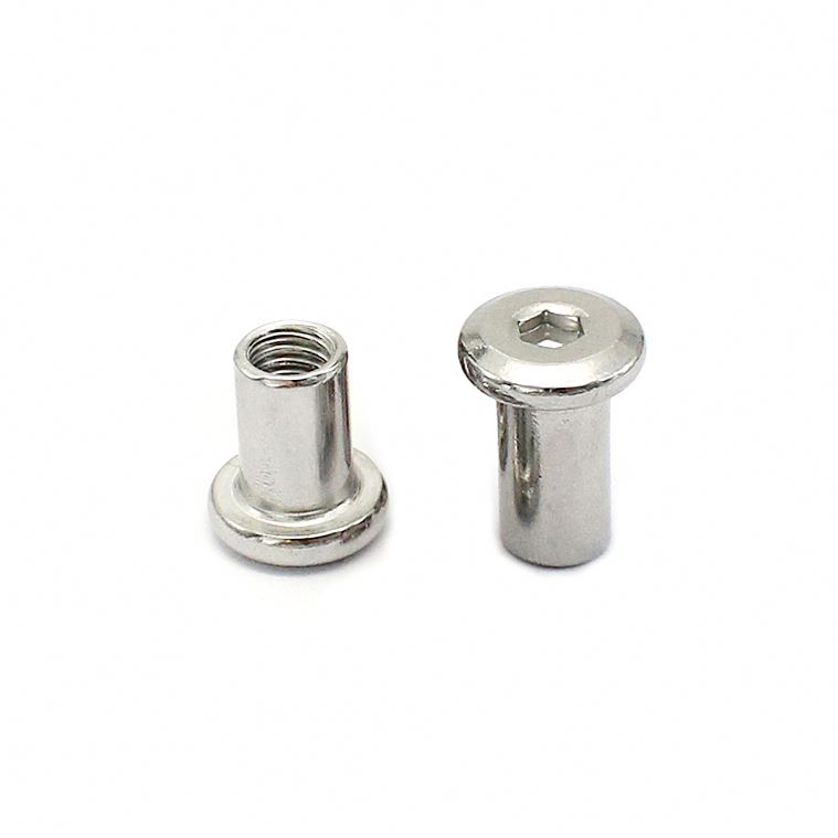 Chuanghe - China Factory Manufacturer M4 M5 M6 M8 Steel Hex Socket Flat Head Connector Sleeve Nut Sleeve nut 7