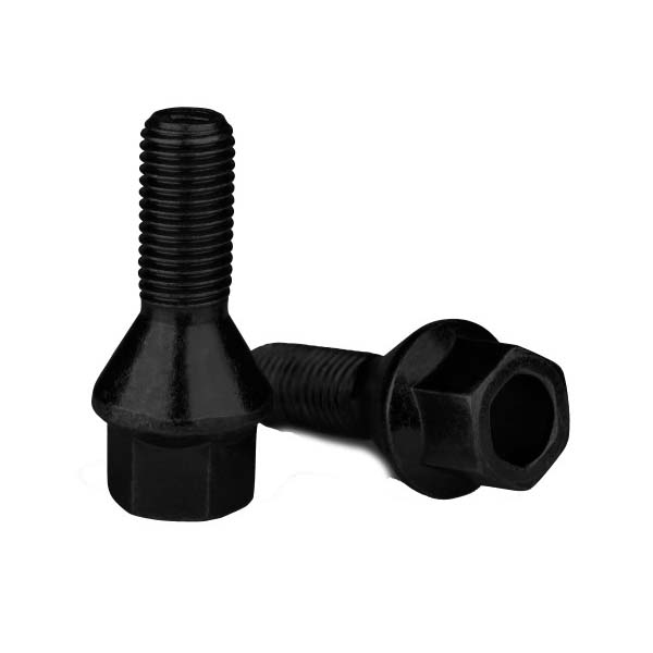 Chuanghe - Wholesale customized car CNC machining anodizing color M12 M14 Titanium Alloy nut Conical seat lug bolts anodized wheel bolts Atuo screw 6