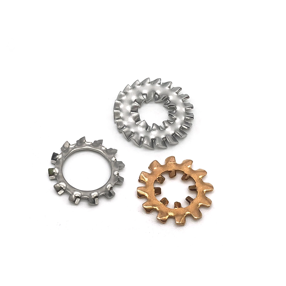 Chuanghe - DIN6798A M2.5 M3 M4 M5 M6 M8 M10 M12 M14 M16 M18 M20 304 Stainless Steel Washers External Toothed Gasket Serrated Lock Washer lock washer 1