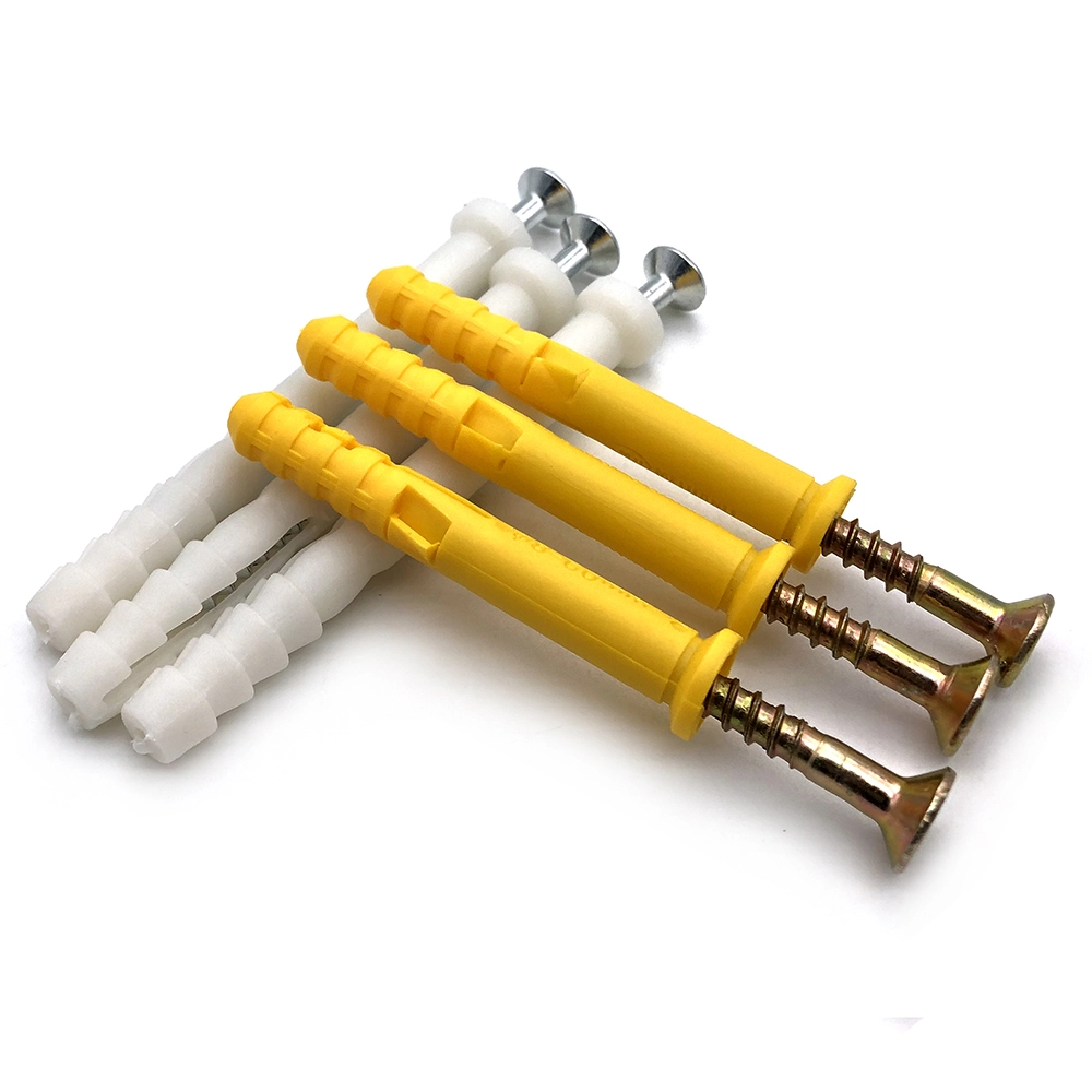 Chuanghe - Plastic Drywall Wall Anchors Plastic Drywall Anchor Nylon Wall Plug Anchor With Self-tapping Screws for Plasterboard Wall Plug 1