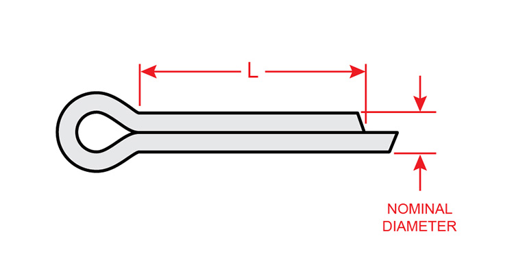 Chuanghe - China Factory Price Stainless Steel DIN11024 R Type Spring Cotter Pin cotter pin 8