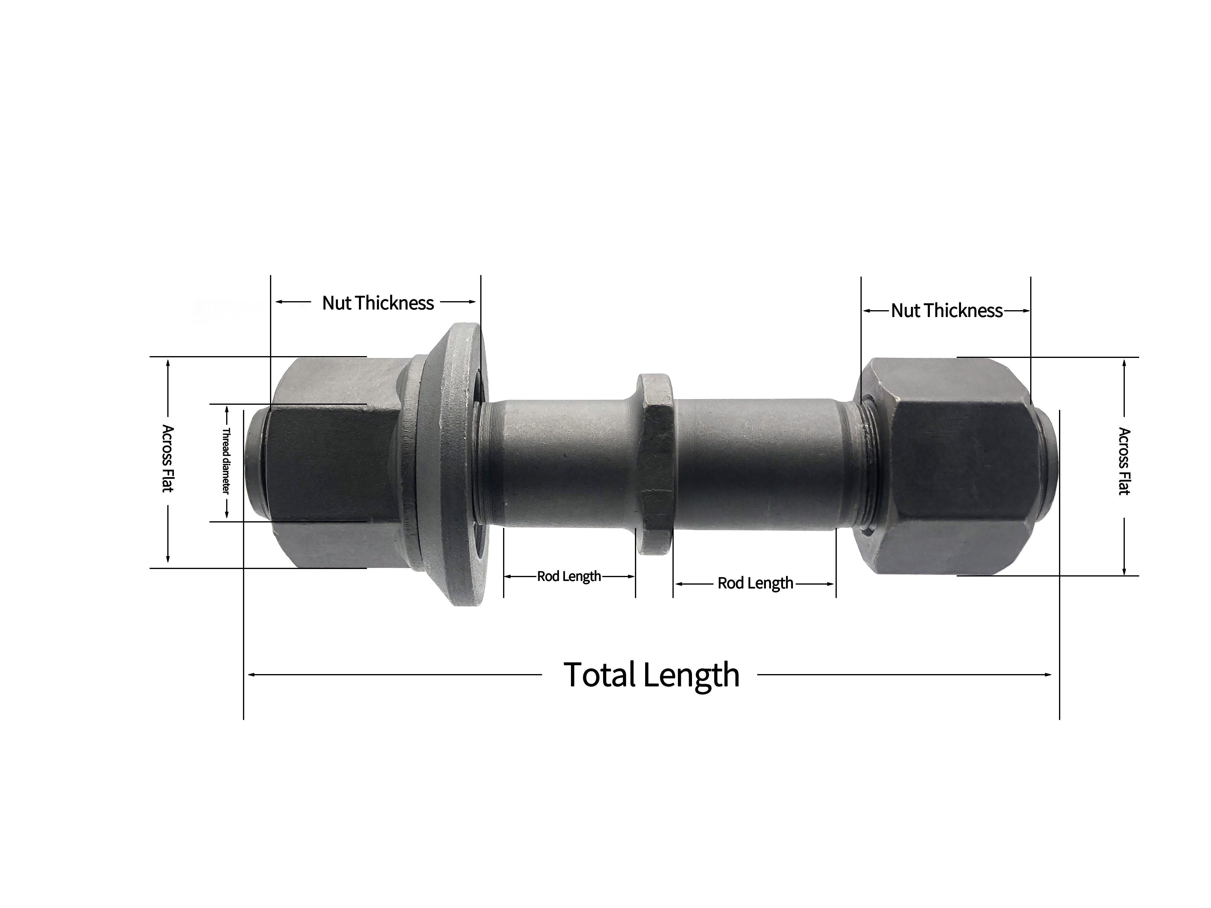 Chuanghe - China manufacturer custom 12mm m20 black automotive hex wheel bolts and nuts washer for truck Atuo screw 8