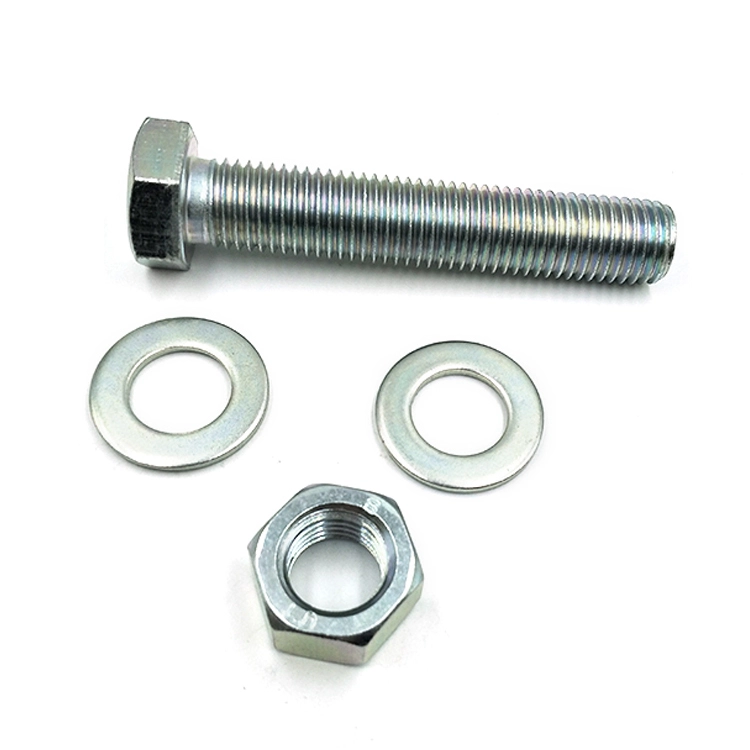 Chuanghe - stainless steel m27 hex head bolt Fastener DIN931 all style of screw 16mm m40 High strength bolt nut washer bolt and nut 1