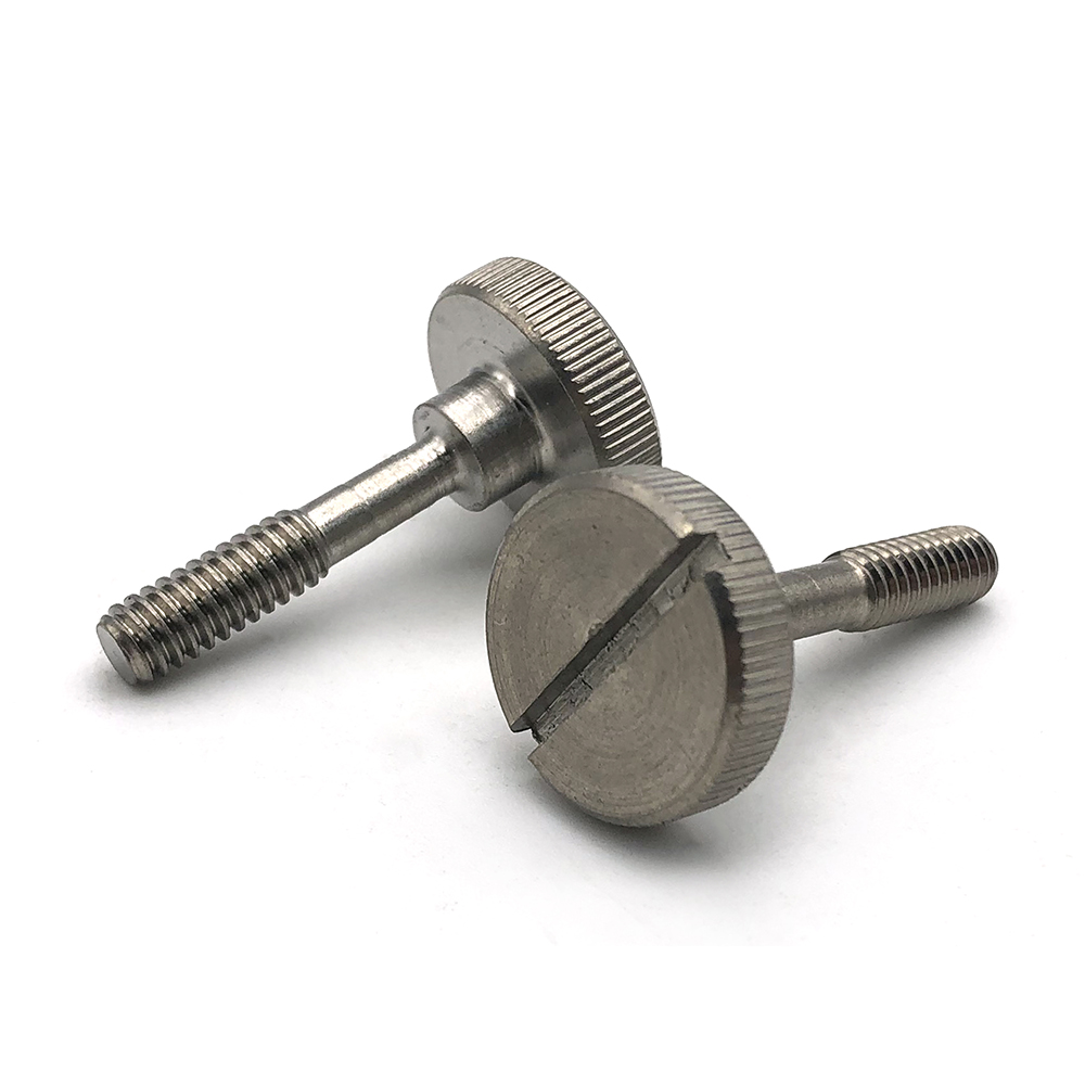 Chuanghe - flat head knurled thumb screws,knurled hand screw DIN 653 M3 M4 M6 M5 M6 M8 knurled thumb screw Thumb screw 6