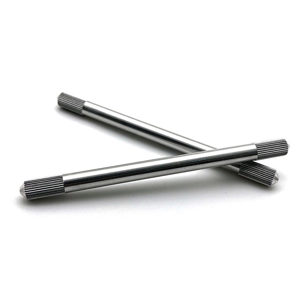 Chuanghe - Customized Machining Stainless Steel 304 Round Threaded Knurled Dowel Pin dowel pin 1