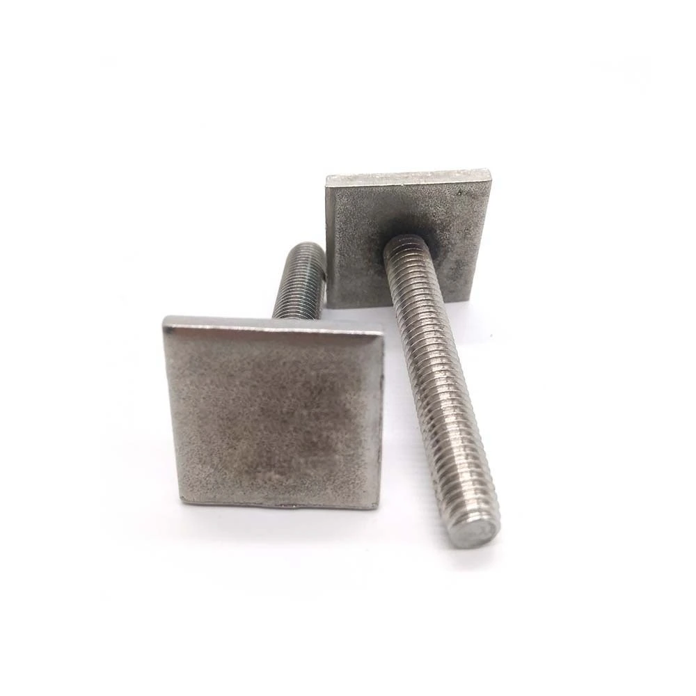Chuanghe - Stainless steel A2-70 m8 square flat head neck bolt for railway t bolts 1