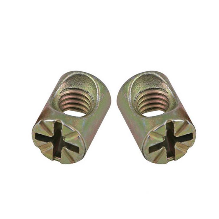 Chuanghe - M4 M8 M10 stainless steel fasteners cross hole barrel bolts hammer nut for furniture Sleeve nut 6