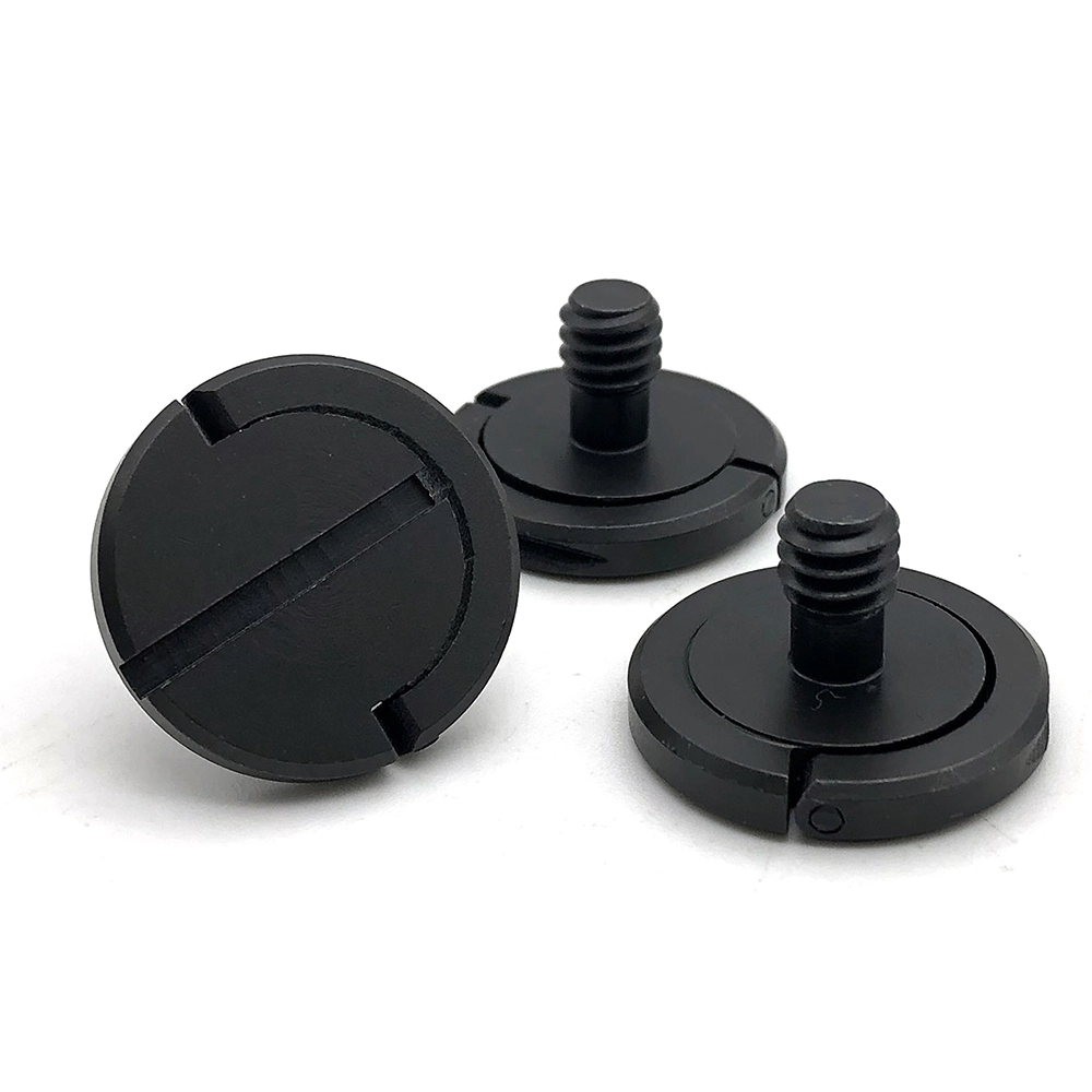 Chuanghe - Camera mounting screw M6 1/4-20 Tripod Black Anodized Stainless D ring screw Camera screw 1