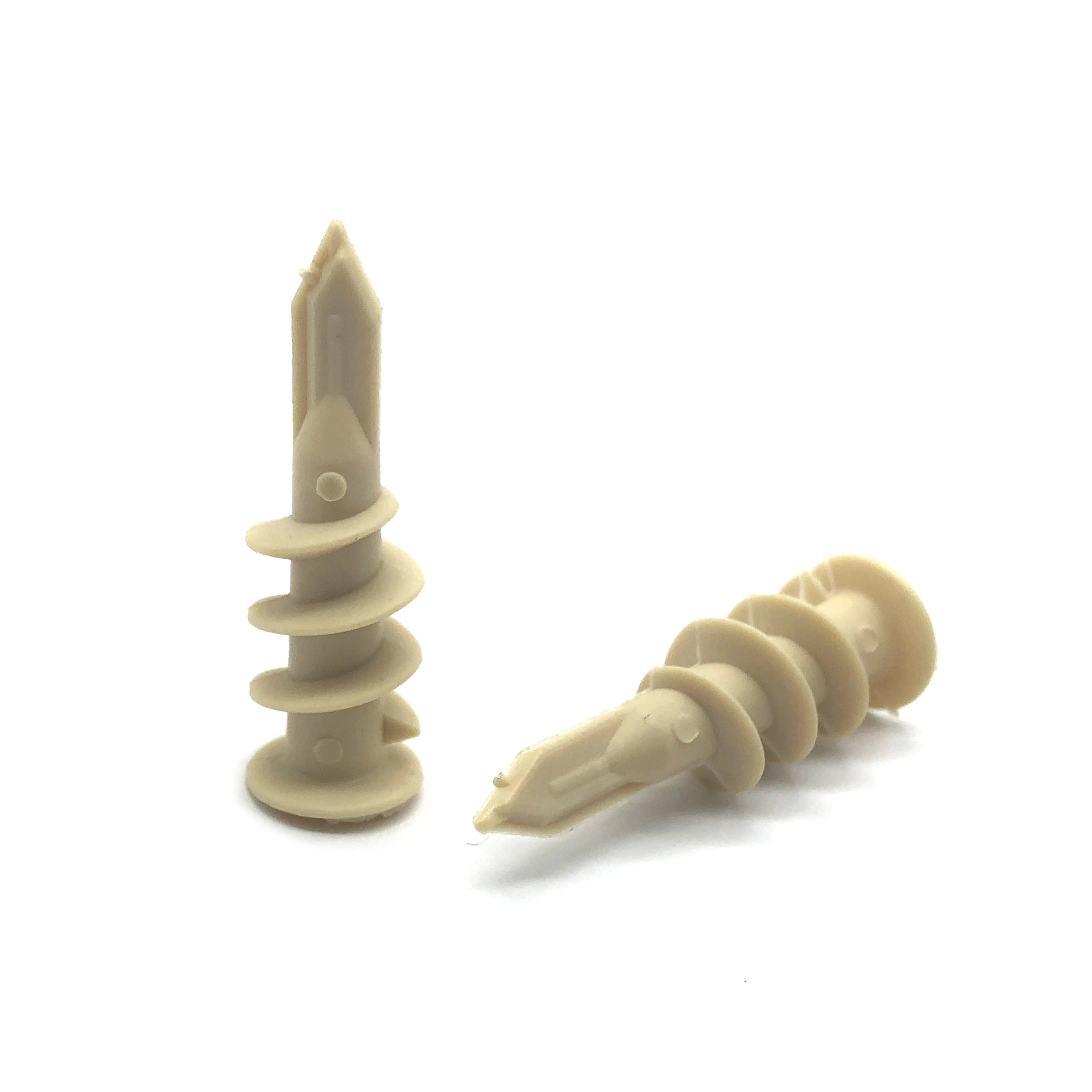 Chuanghe - plastic anchor Zinc Alloy Easy Drive Threaded POM wall plug 13x40 self drilling nylon drywall anchor gypsum board anchor Wall Plug 1