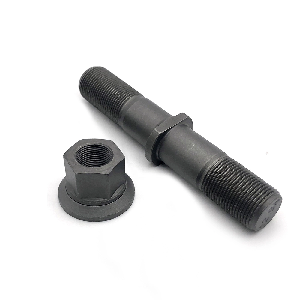Chuanghe - China manufacturer custom 12mm m20 black automotive hex wheel bolts and nuts washer for truck Atuo screw 1