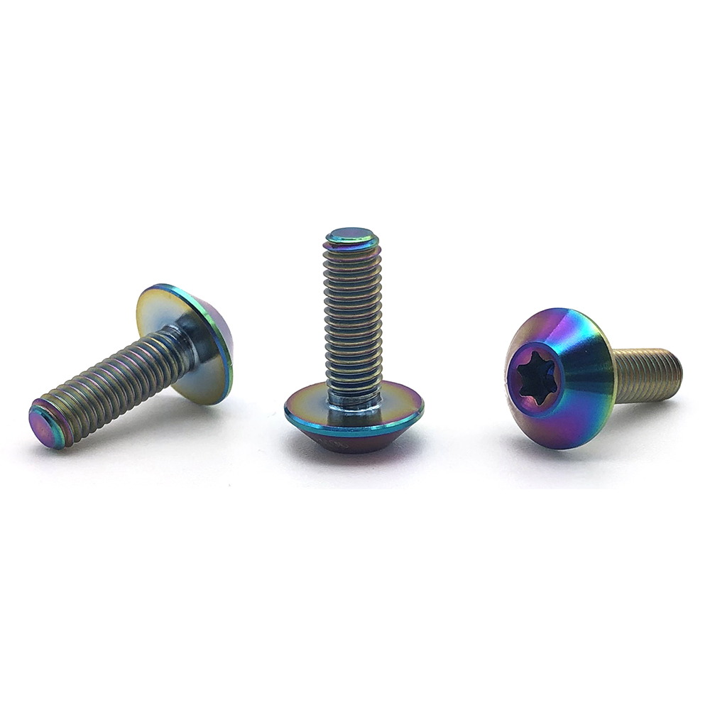 Chuanghe - Titanium Bolts M5X12mm and M5X15mm Torx Umbrella Head Screw for Motorcycle Bicycle Parts Titanium screw 3