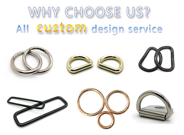 d rings for bags at Wholesale Prices | Chuanghe Fastener 3