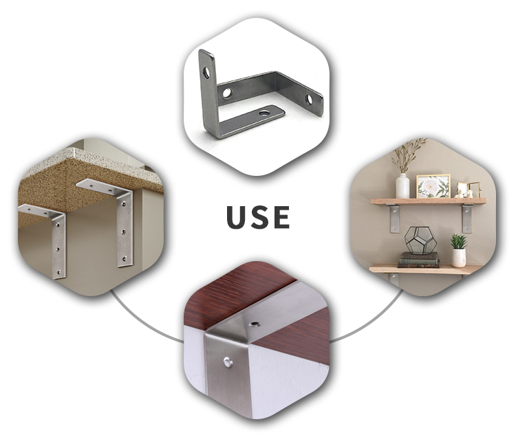 Chuanghe - Metal Bracket support Iron wrought L-Shaped metal steel Brackets L Stamping 11