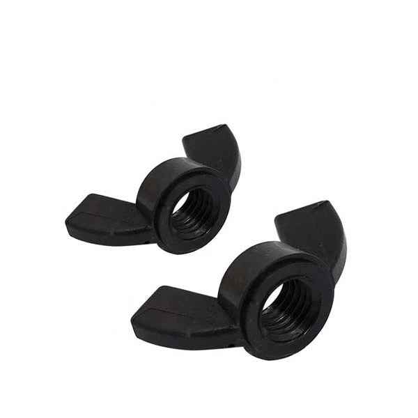 Chuanghe - DIN1587 M3 M4 M5 M6 M8 M10 M12 Black/White Nylon Butterfly Nuts Wing Nuts For Bolts&Screws Hand Tighten Nut wing nut 1