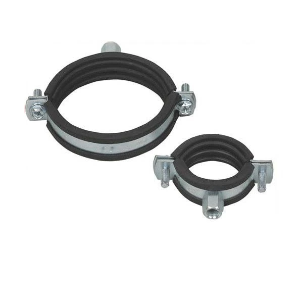 Chuanghe - Factory Direct Sale 1/4 inch adjustable pipe steel 3-1/2 Inch Rubber Pipe Clamp Pipe clamp 1